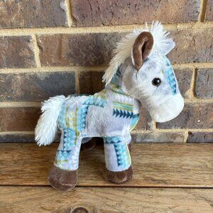 Nativo Southwest Western Blanket Aztec Donkey Horse Stuffed Animal Plush Toy